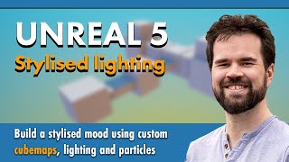 Unreal Engine 5 Tutorial  Stylized lighting using Cubemaps [upl. by Fawn]