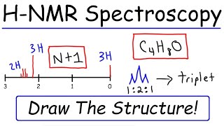 Proton NMR Spectroscopy  How To Draw The Structure Given The Spectrum [upl. by Anikat]