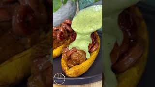 Canoa de platano maduroeating food cooking receta shortsyoutube shorts [upl. by Washburn730]