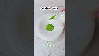 Parsley Sauce parsleysauce sauce chef food cheflife shorts [upl. by Reddy]