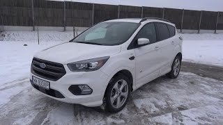 2017 Ford Kuga STLine 20 TDCi 180 KM Test PL  Prezentacja  In Depth Tour [upl. by Ellimahs]