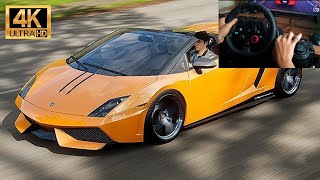 Forza Horizon 5  Lamborghini Gallardo LP5704 Spyder Performante 2012  logitech g29 [upl. by Aihsa]