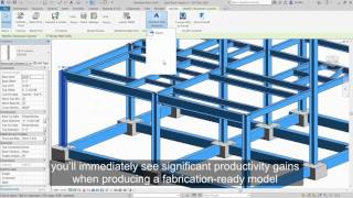 Getting Started with Advance Steel Part 1  Importing a Revit model [upl. by Dalli]