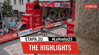 Extended Highlights  Stage 20  La Vuelta 2023 [upl. by Nnaear]