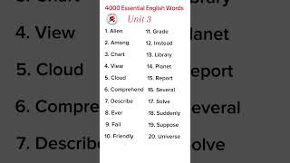 4000 Essential English Words Book 1 Unit 3 EnglishlessonsWithMRv8w [upl. by Acinad184]