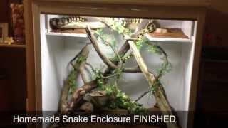 DIY Snake Enclosure FINISHED [upl. by Ras]