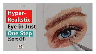 HyperRealistic Eye in Just One StepSort Of [upl. by Ydnelg]