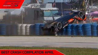 Motorsport Crash Compilation 2024 Aprile [upl. by Albertina]