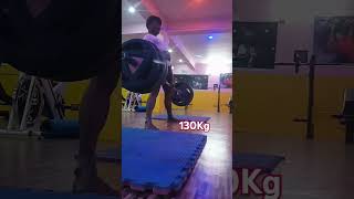 130Kg💪deadlift 🚹shivkumarlifter ❤️gym [upl. by Yahiya442]