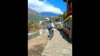 Buddhist Monastery on the Everest base camp trail at Sagarmatha National Park [upl. by Krilov]