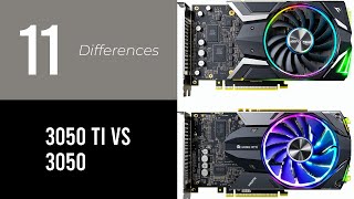 3050 Ti Vs 3050 [upl. by Annahsor]