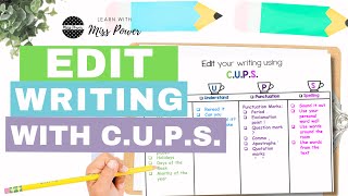 Editing your writing using CUPS [upl. by Undry]