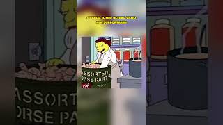 Le Previsioni Dei Simpson Più Inquietanti Di Sempre paura inquietante horror simpsons shorts [upl. by Dygal]