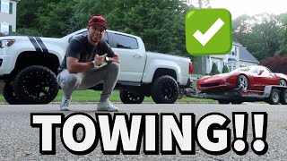 Towing with a 6quot Lifted Chevy Colorado  Best Drag Racing time [upl. by Eruot142]