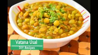 Vatana usal recipe  Maharashtrian vatana Usal by DIY Recipes  How to make matar curry [upl. by Liemaj168]