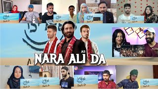 Nara Ali Da  Mix Reaction on Nara Ali Da  Nadeem Sarwar  Ali Shanawar  Indian Reaction Video [upl. by Melise]