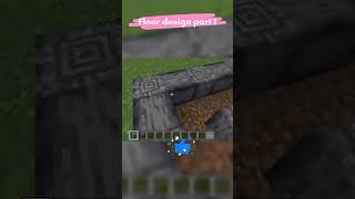 Minecraft floor design part 1 minecraftshorts 100subs [upl. by Olimac396]