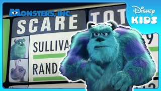 Can Sulley Break the Scare Record 🏆  Monsters Inc  Disney Kids [upl. by Market]