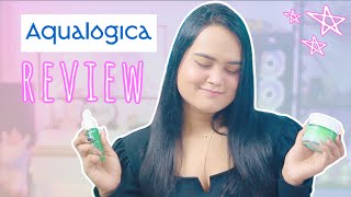 AQUALOGICA HYDRATE GEL MOISTURIZER amp SERUM REVIEW  MAITRAYEE HALDER [upl. by Porta841]