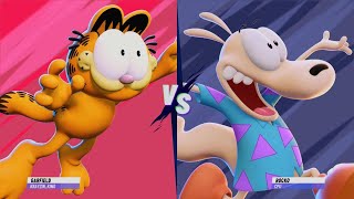 Nickelodeon AllStar Brawl 2 Garfield Arcade Mode [upl. by Vivia]