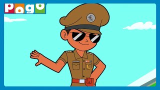 Little Singham 🦁 Aliens ne attack kiya Mirchi Nagar me👽  Nonstop Full Episode 🤩 Only on POGO [upl. by Haianeb]