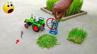 diy tractor chaff cutter machine science project  Vill Crafts  Part [upl. by Mohun]