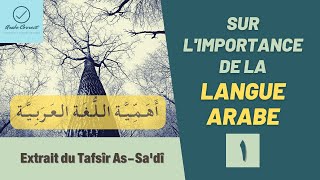 Sur limportance de la langue arabe 1  Extrait du Tafsir Sadi islam tafsir coran [upl. by Barthold]