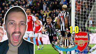 VAR DELIGHT helps Newcastle END Arsenal’s unbeaten run  Newcastle 10 Arsenal Reaction [upl. by Bone]