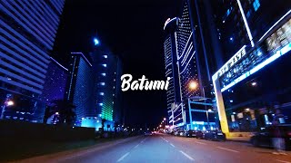 Night Batumi Georgia 2023  Driving Downtown [upl. by Lednem]