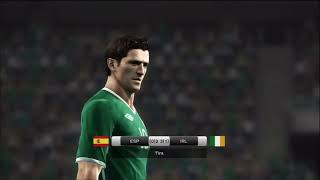 Espagne  Irlande PES 2012  EURO 2012 2ème Journée  Groupe C  CPU Vs CPU [upl. by Lokin]