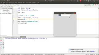 Python GUI Tutorial  28  Combobox  part 1 [upl. by Akeihsat]