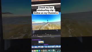 shorts Last Windsurfing clip in Ibiraquera Brasil 🇧🇷 360 camera view windsurf windsurfing [upl. by Toiboid]