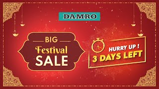 Hurry  Only 3 Days Left Damros Big Festival Sale Ends Soon [upl. by Mandell]