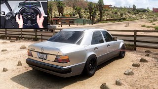 MercedesBenz 500E  Forza Horizon 5  Thrustmaster T300RS Gameplay [upl. by Nyrual691]