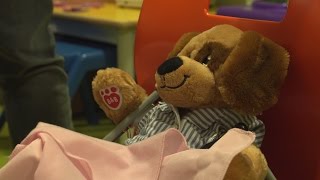 Braehead Clan visit the Teddy Bear Hospital [upl. by Case]