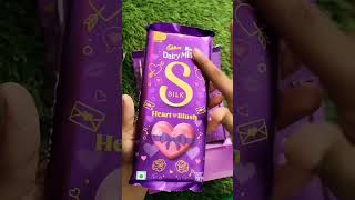 Unboxing Dairy Milk Silk Heart Blush 💗🍫🍫😋 shortsyoutube swadkavardan chocolate comedy dairymilk [upl. by Nauqas]