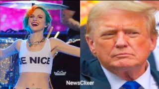 Hayley Williams Criticizes Donald Trump During iHeartRadio Music Festival Performance [upl. by Hendrix334]