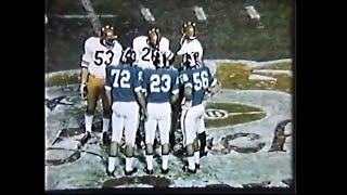 1970 Peach Bowl Film North Carolina vs Arizona State [upl. by Nitza]