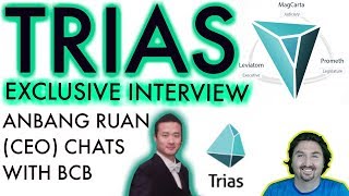 TRIAS EXCLUSIVE INVERVIEW  CEO Anbang Ruan  Crypto AMA  BlockchainBrad Interview  Trias News [upl. by Sayers762]