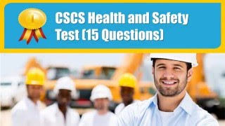 CSCS Health and Safety Test Questions 16 Questions [upl. by Macguiness253]