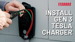 Step by Step Guide to Install Tesla Wall Connector Gen 3  TESBROS [upl. by Wohlert]