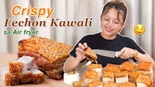 CRISPY LECHON KAWALI SA AIR FRYER  Philippines [upl. by Ahsilla]