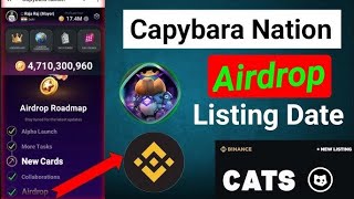 Capybara Nation Airdrop Update  Capybara Nation Airdrop claim  Capybara New Update [upl. by Sherie]