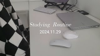 Studying Routine 1hour a day  습관 키우기  공부하기  포토샵  일러스트  디자이너  브이로그 [upl. by Schreibe907]