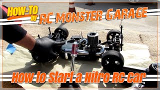 How to Start a Nitro RC Car  step by step [upl. by Aiekal]