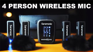 4 Person Wireless MIC For Podcasts amp Interviews  Saramonic Blink500 Pro B8 [upl. by Merton866]