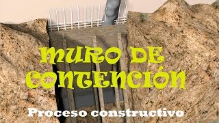 Muro de contención perimetral  Proceso Constructivo [upl. by Eran]