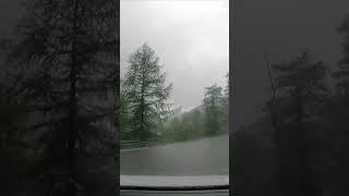 VršičPass in Slowenien  Fahrt von Süd nach Nord mit Gewitter [upl. by Voltmer]