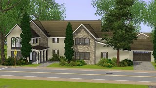 Woodstock Manor  The Sims 3 Speed Build [upl. by Alyal894]