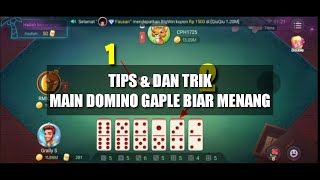 Tips amp Trik Main Domino Gaple Agar Menang Terus [upl. by Fanni]